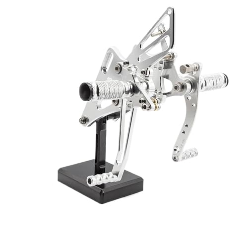 Repose-pieds arrière en aluminium argent pour moto CB400 de 1992 à 1997