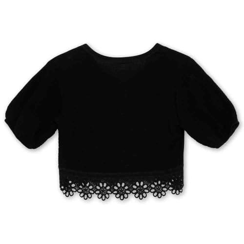 Speechless Girls' 3/4 Sleeve Hi-Low Woven Flowy Top2