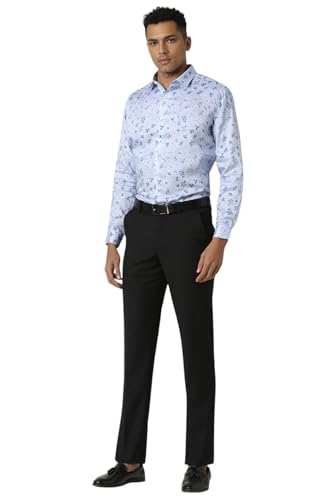 Image of Van Heusen Casual Printed Shirt for Men| Premium Cotton| Full Sleeves| Slim Fit |Breathable Fabric