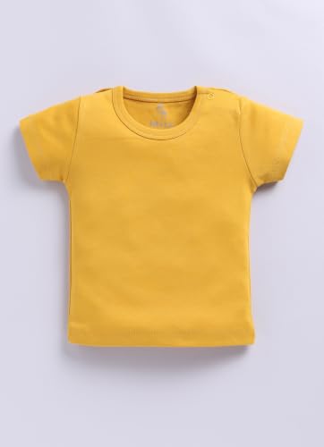 Image of BABYGO Baby Half Sleeve Rompers 100% Cotton for New Born Baby|Daily Suits for Baby Boys & Girls| 0-3M| 3-6M|6-9M|Onesies| Infant Clothes | Pack of 1