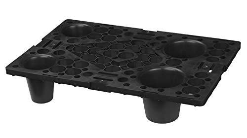 Kunststoffpalette 60 x 40 cm 1/4 Europalettenmaß Displaypalette