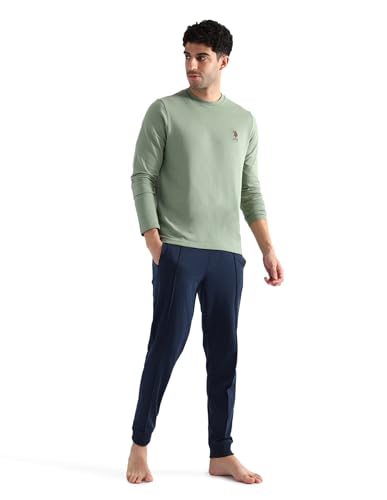 Image of U.S. Polo ASSN. Mens OEE05 Pure Cotton Oversized Lounge T-Shirt