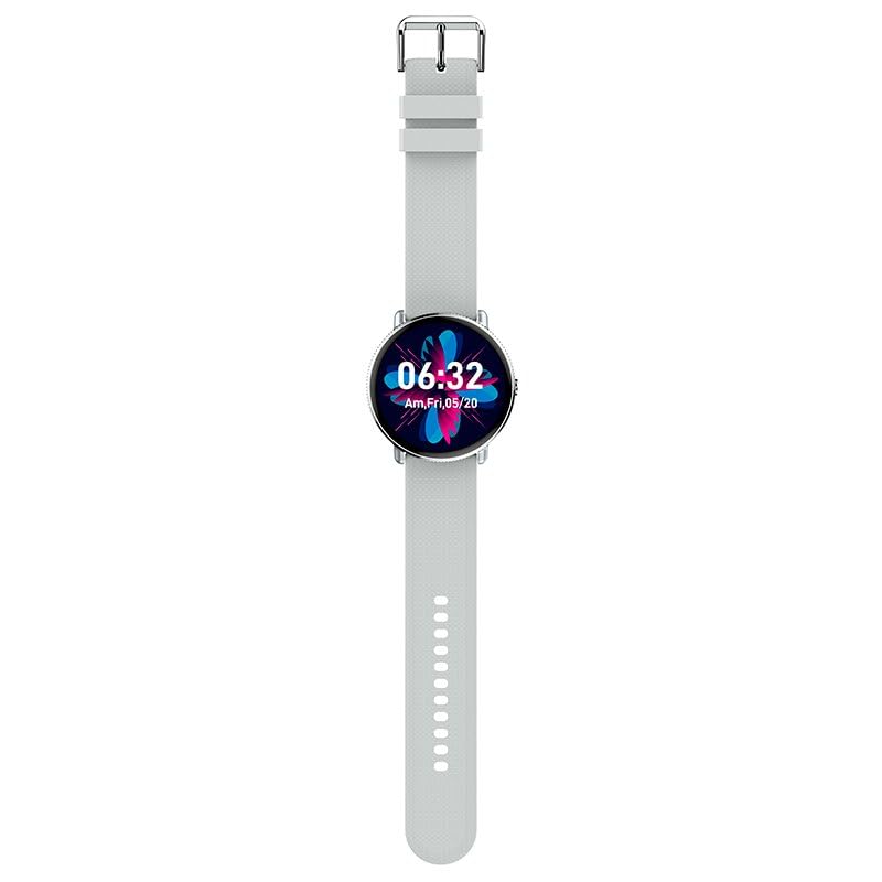 Cool AMOLED Forever Silikonowy wyświetlacz Smartwatch (Połączenia, Zdrowie, Sport), Szary, Grande, Nowoczesny