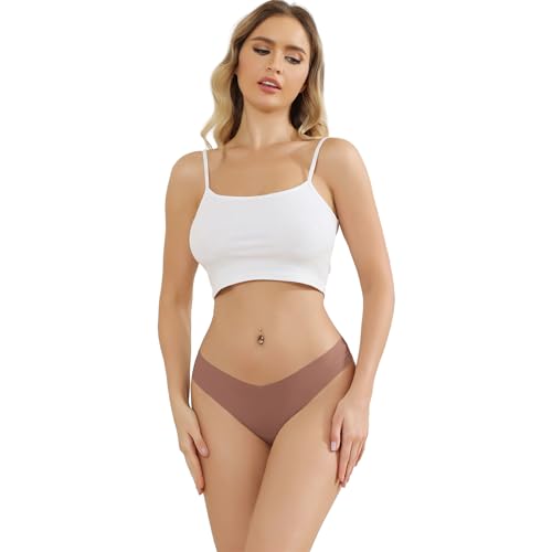 Tangas-Mujer-Pack-de-6-Cintura-en-V-Ropa-Interior-Tangas-para-Mujer-Transpirable-Elegante-Tanga-Invisible-sin-Costuras-Mujer-S-XL