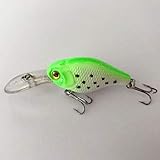 Fishing Lures - Sales Artifical Wobblers 58mm 4.9g Lure Crankbait Isca Artificial Bait Crankbait Swimbait - (Color: Green)