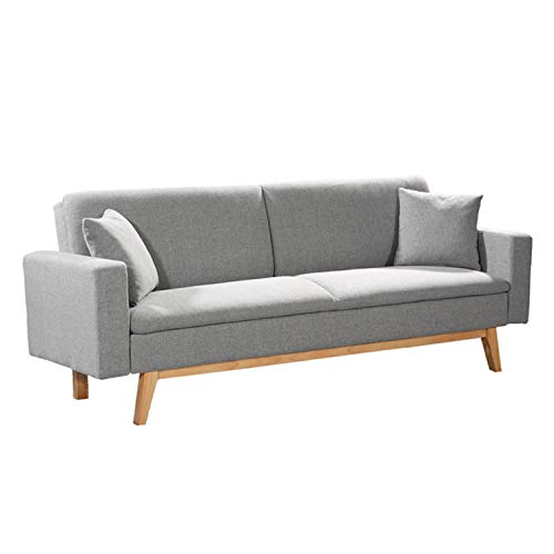 Novohogar Elegante sofá Cama 3 plazas Malmö Confortable y Fácil de Abrir...