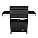 Monument Grills Larger 4-Burner Propane Gas Grills Cabinet Style, Black,LED Controls,Side Burner,USB Light-13892