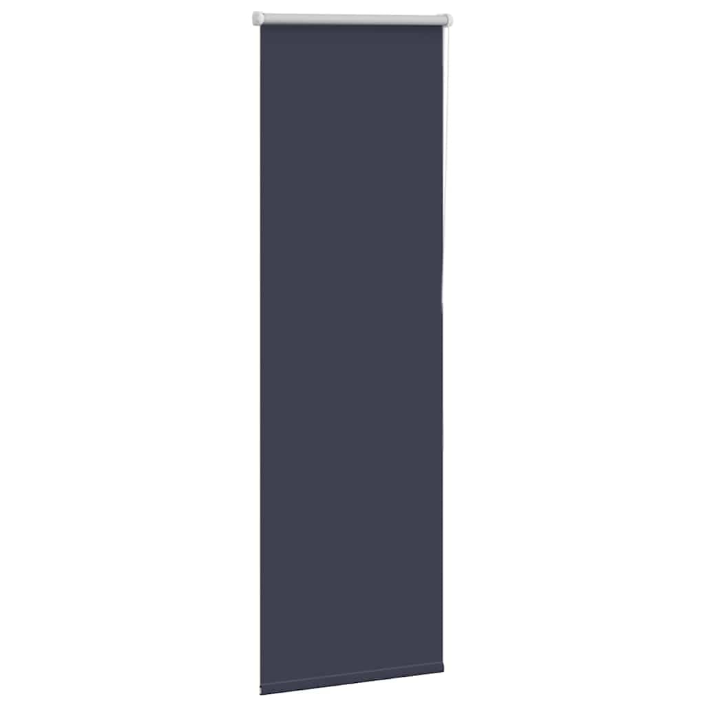 Roleta zaciemniająca, granatowa, 55 x 130 cm, szerokość materiału 50,7 cm, żaluzja, ochrona przed słońcem i słońcem, z ochroną przed wysoką temperaturą, montaż bez wiercenia na zaciski