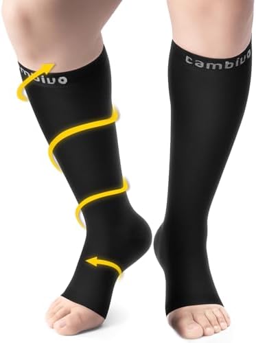 Calze A Compressione Graduata TUUHAW - 2 Paia Per Donna E Uomo, Classe 1 (15-20 MmHg), Ideali Per Sport, Viaggi E Lavoro - Foto 2