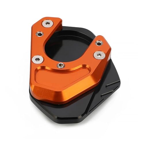 Almohadillas Pies Soporte para 990SMT 990 SMT 2009-2013 2012 2011 2010 Motocicletas Soporte Lateral Ampliador Soporte Ampliar Placa Extensión Pad(Orange2)