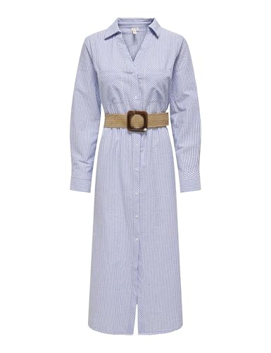 Robe chemisier femme ONLY Onllova Hope Ls Shirt Midi Dress chic