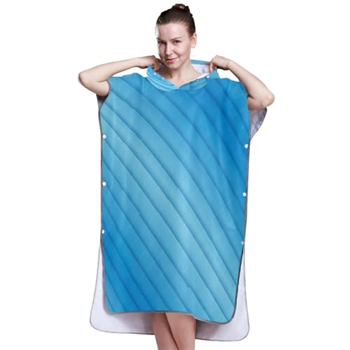 Poncho de surf grande taille pour se changer facilement sur la plage