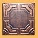 Antique Ceilings Inc - Caracas Copper Graphite - Styrofoam Ceiling Tile (Package of 10 Tiles)
