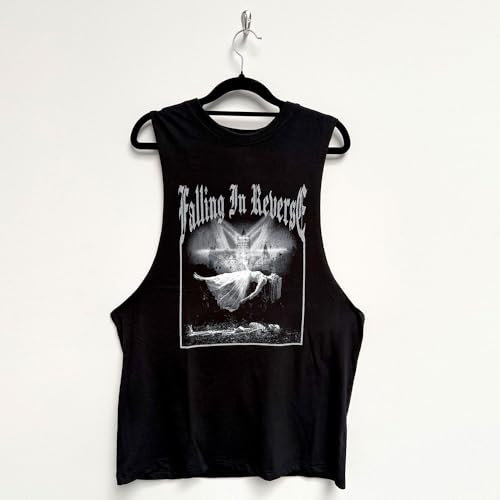 Tricot de corps Floating Falling In Reverse top sans manches noir - 2
