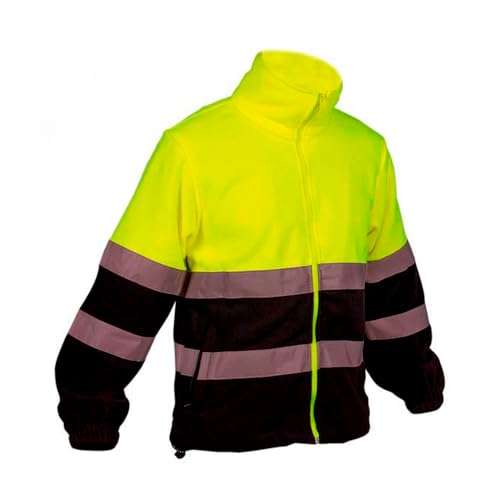 Forro polar de alta visibilidad Altair en amarillo y azul talla XL para trabajos exteriores