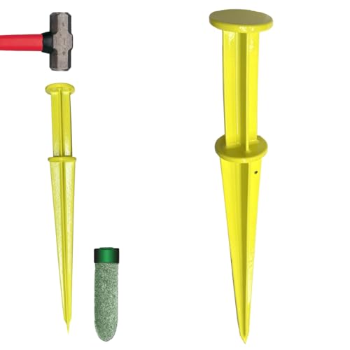 Keyfit Tools Tree Fertilizer Spike LAND STAKER 2.0 Get Your Root Feeder Spikes 1 Foot Deeper For Deep Root Tree & Shrub Fertilizing ~ Or Use Your Own Granular Fertilizer DOES NOT Come With Fert Spikes