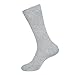 Elina fashion Dress Socks 3 Black, 3 Grey Pack of 6 Size - 10 to 13