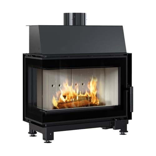 KRATKI Kaminofeneinsatz SIMPLE, seitliche Verglasung, Tür mit Anschlag links oder rechts, Maße in cm: H78,1 x B64,4 x T39,8 cm, Nennwärmeleistung 6 kW, Energieeffizienzklasse A+, EEI 110,5