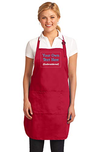 Love Sketches Personalized Apron, Add a Name Embroidered Design, Add Your Own Name