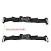 Baglaum 2X Scuba Diving Backmount Sidemount BCD Quick Release Chest Strap Diving Accessories, Black