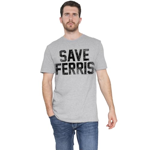 T-Shirt Mixte Save Ferris Bueller en Coton pour Adulte Lot de 1