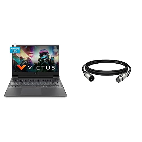 Image of HP Victus Gaming Laptop 11th Gen Intel Core i5-11400H16.1 inch(40.9 cm) FHD IPS Gaming Laptop & HyperX XLR Cable