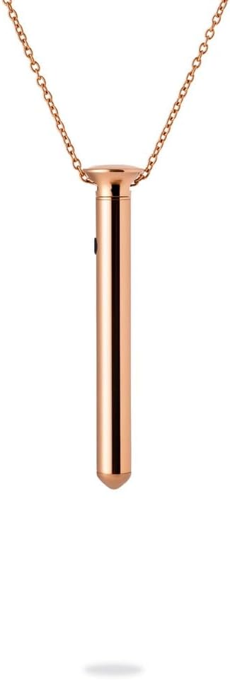 Crave Vesper Mini Vibration Necklace | Wearable Sex Toys Vibrating Necklace for Adults | Luxury Adult Toys & Adult Toy Accessories, Rose Gold
