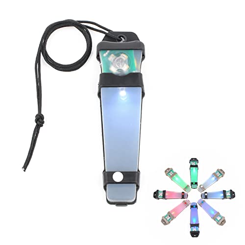 rdzzwxw Personal Identification Marker Lamp, Tactical Helmet Light Portable Survival Safety Flashing Waterproof Survival Signal Light for Hiking Boating Cycling Fishing