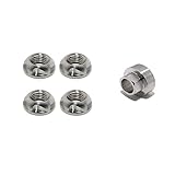 VOSANTU M10 304 Stainless Steel Anti-Theft Locking Nuts P1.5 Security Hardware Kit for Mountain Bike Awning Car Accessories for Styling Light Bar Safety,(4 Lock+ 1 Key)