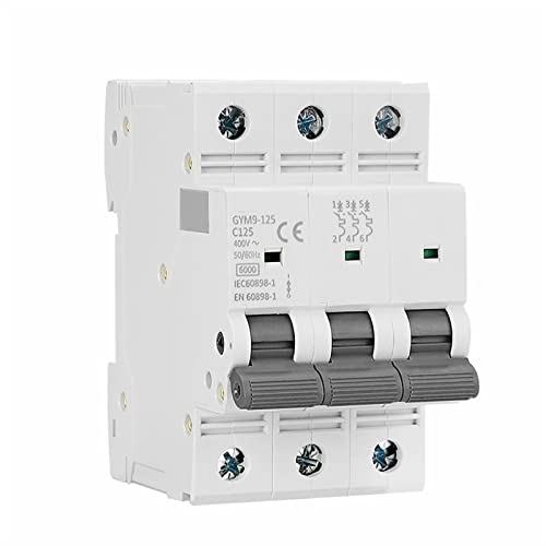 Disjoncteur miniature triphasé GYM9 3 pôles 80A 400V disjoncteur modulaire 53.4mm