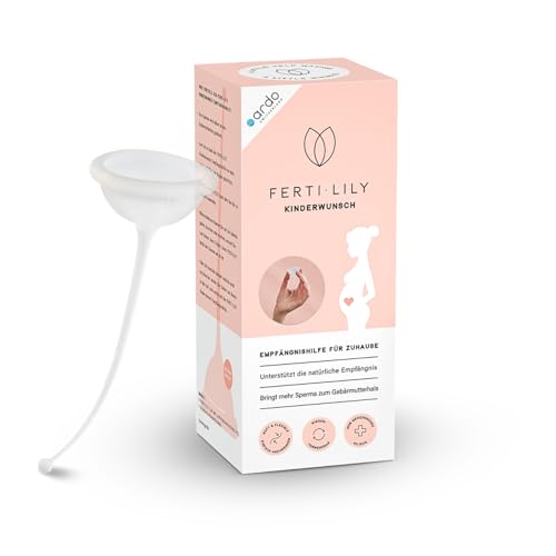 Ardo FERTI-LILY Kinderwunsch Empfängnishilfe Schwangerschafts Hilfsmittel - natürlich sanft hormonfrei - Anwendung für zuhause 100% medizinisches Silikon Babyplanung & Schwanger werden
