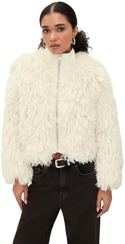Apparis Women's Lillet Shag Faux Fur Bomber