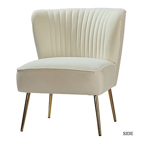 Sillón Plegable Moderno Suede Ivoire miniatura 4