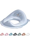 DOCARI Toilettensitz Kinder Klositz Aufsatz rutschsicher & ergonomisch blau - Toilettenaufsatz Kinder WC Sitz für komfortables sicheres Toilettentraining - Kindertoilettensitzaufsatz ab 2 Jahre