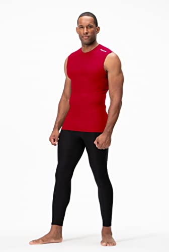 Image of DEVOPS 3 Pack Men's Athletic Compression Shirts Sleeveless