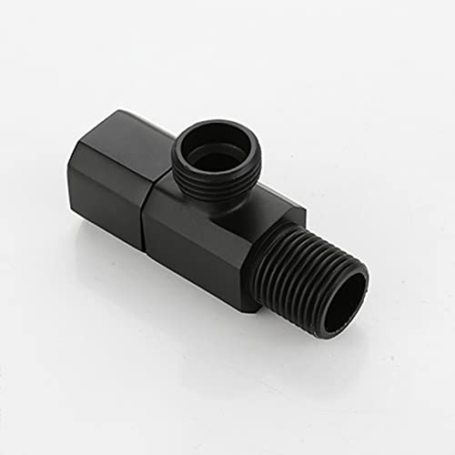 Vanne d'angle noire G1/2 pour sécuriser l'eau du balcon et de la douche - 6