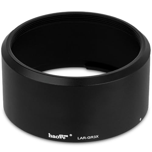 Haoge LAR-GR3X レンズ 49mm UVフィルターアダプターリング RICOH GR3X/GRIIIX HDF デジタルコンパクトカメラ用 GT-2 GW4 ワイドコンバージョンレンズ用 GA-2 交換用