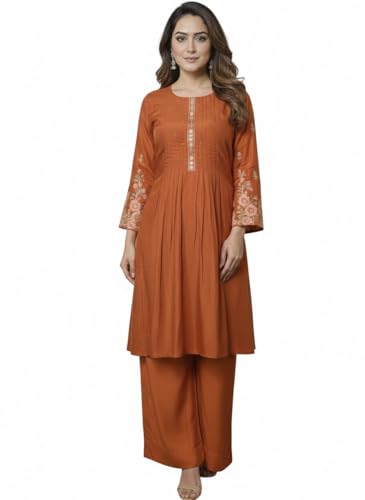 Image of Varanga Women Yellow Blossom Kurta Set