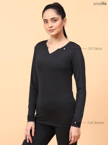 Image of Women's Round Neck Full Sleeves T-Shirt - Activewear for Gym,Sports, Yoga & Workout | Regular Fit & Relaxed Fit Training Tee | Quick Dry, Comfortable Gym Wear for Women | Running & Casual Wear T-Shirt