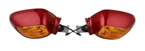 Espejos Retrovisores Laterales para Motocicleta Goldwing GL1800 2001-2012 Naranja