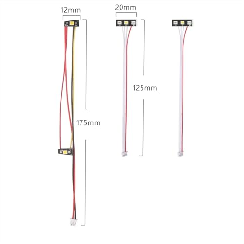 Luces Vehículo RC Compatibles con LD1802 Accesorios de Decoración de Ajuste Preciso 6