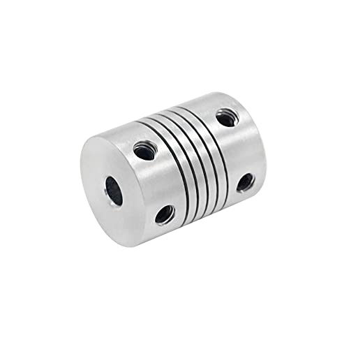 SUOFEILAIMU-PHONE CASE Metal Coupler D19L25 Shaft Coupler for CNC Stepper Motor Flexible Coupling for Encoders Engraving (Inner Diameter : 4X4mm)