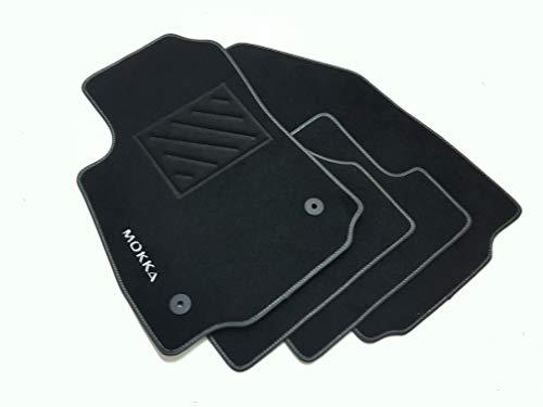 Tapis compatibles avec Mokka X à partir de 2012 avec clip, 1 logo et talonnette Cover