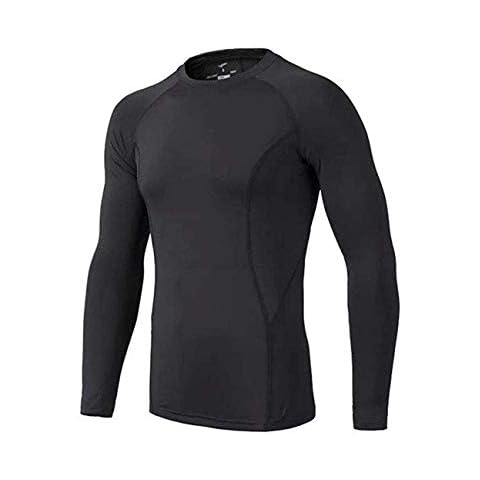 BUYKUD Boys' Long Sleeve Compression Shirt Cover