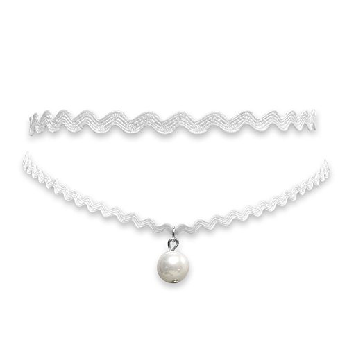 SoulCats Choker Halsband Damen Gothic Kropfband Spitze Samt Halskette Victorian Burlesque (Modell 6)