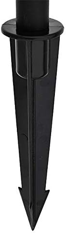 Miniatura 8 de MarsLG ALS1 - Luz de aluminio de bajo voltaje para camino y área con pantalla de 6.5 pulgadas y vástago de 18 pulgadas en acabado negro, pico de