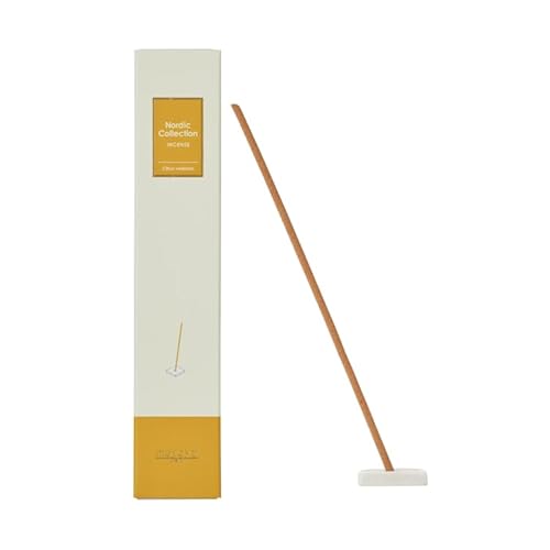 mercyu メルシーユー インセンス MRU-136 (シトラスバーベナ) お香 手軽 約25分燃焼 お香立て付き リラックス プチギフト プレゼント