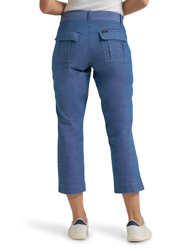 Image of Lee Women's Ultra Lux Comfort with Flex-to-go Utility Capri Pant