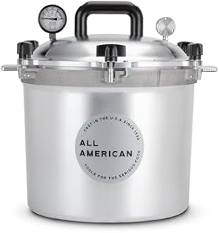 All American 1930: 21.5qt Pressure Cooker/Canner (The 921) - Exclusive Metal-to-Metal Sealing System - Easy to Open & Close - Suitable for Gas, Electric, or Flat Top Stoves - Made in the USA