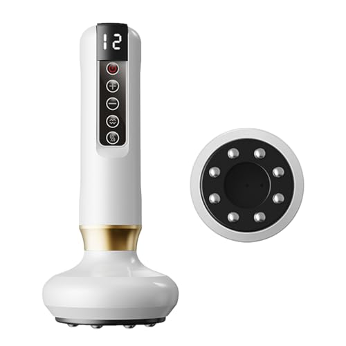 Masajeador de celulitis, dispositivos anticelulíticos, 12 velocidades ventosaterapia para limpiar los meridianos, mano héroe cuerpo esculpir máquina para abdomen, cintura, brazos y piernas